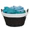 Household Essentials 12.5" Round Wicker Laundry Basket with Handles
